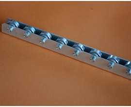 Metal fluency strip - guide rail